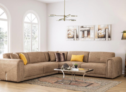Textile Sofa Couch Corner sofa Corner suite Upholstery Sofas Couches Furniture Fabric
